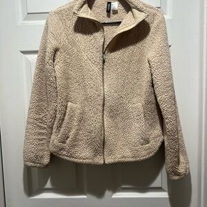 H&M Cream Teddy Jacket